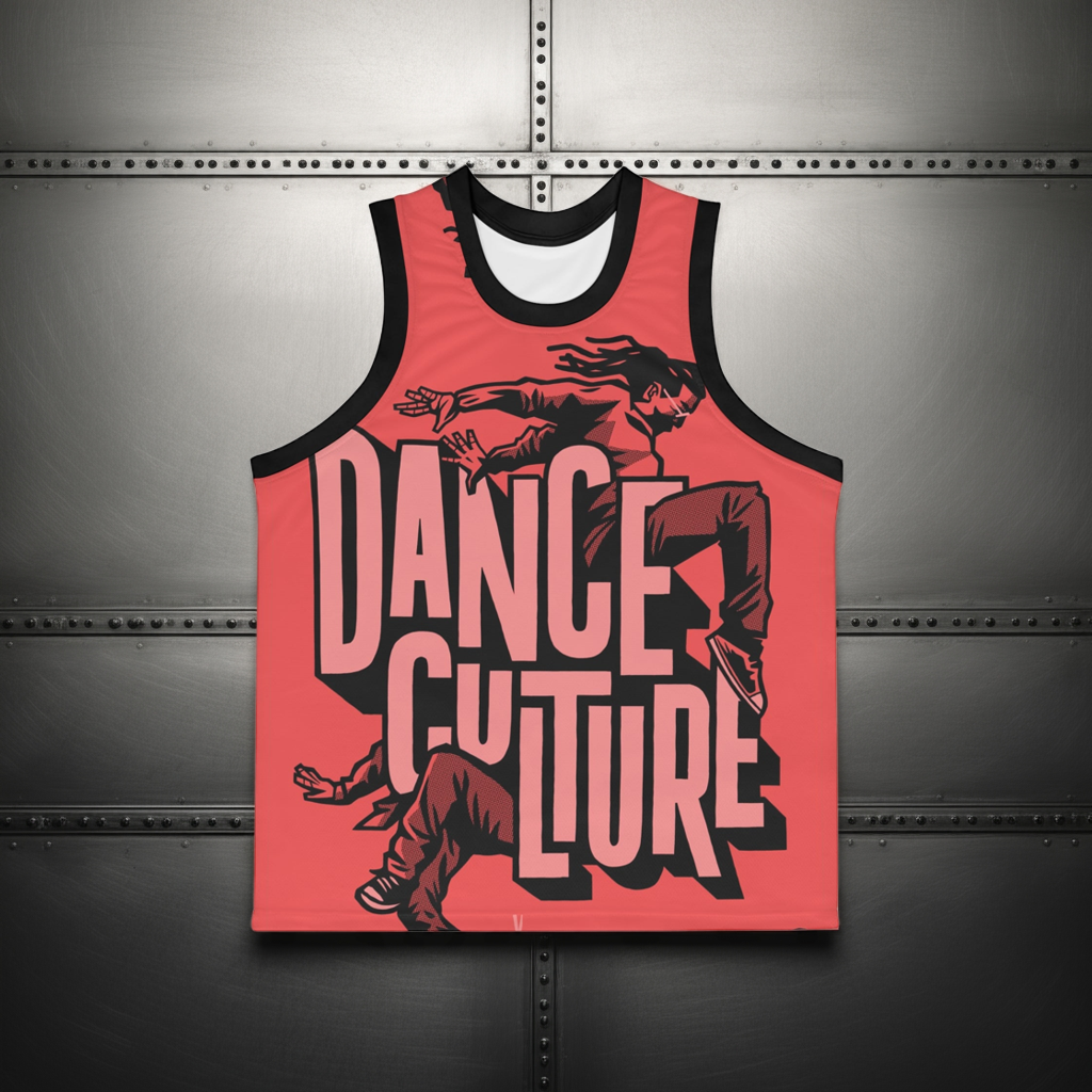 Dance Culture Unisex Basketball Jersey - Stylish & Vibrant Sportswear for Dancers - Mi tienda