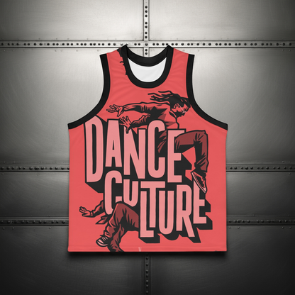 Dance Culture Unisex Basketball Jersey - Stylish & Vibrant Sportswear for Dancers - Mi tienda