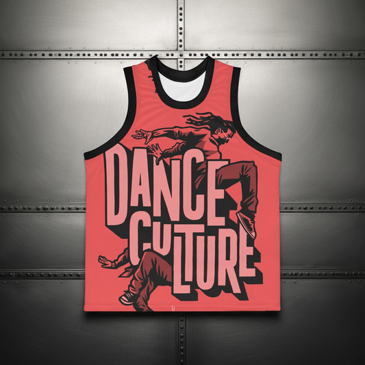 Dance Culture Unisex Basketball Jersey - Stylish & Vibrant Sportswear for Dancers - Mi tienda