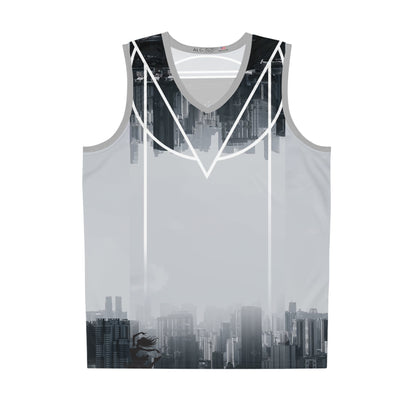 Urban Graphic Basketball Jersey, Sportswear for Athletes, Streetwear Style, Gym Outfit, Unique Gift for Basketball Fans - Mi tienda