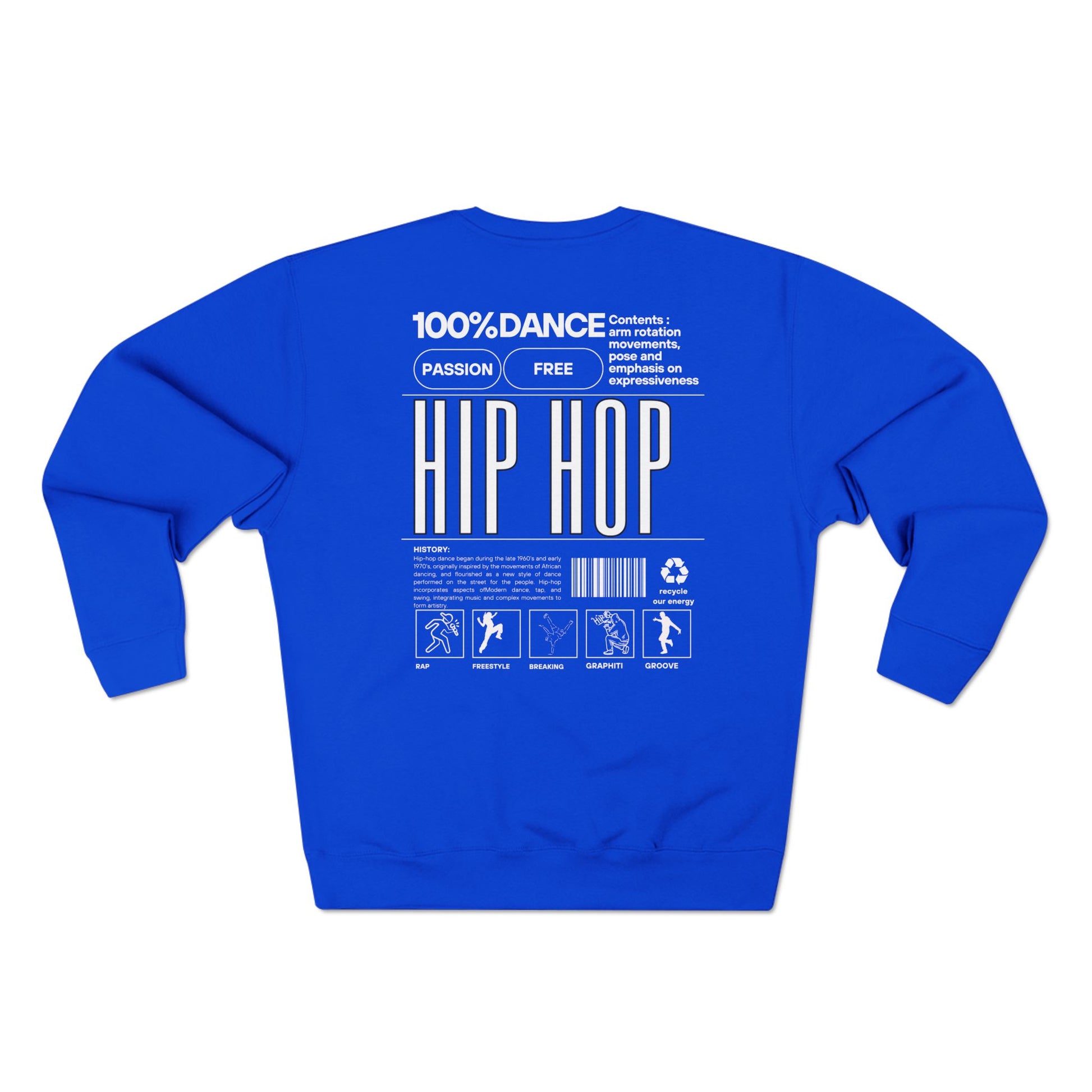 Sweatshirt - HIP HOP CULTURE" - Comfortable Dance Apparel - Mi tienda