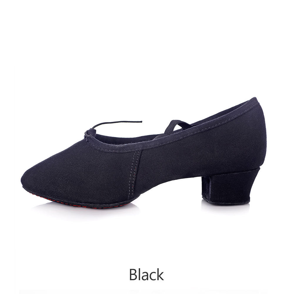 Canvas soft sole dance shoes