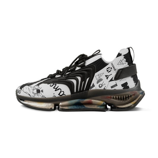 Men's Mesh Sneakers with Inspirational Design, Breathable Athletic Footwear - Mi tienda