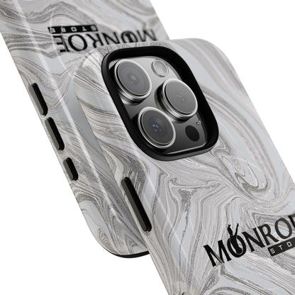 Stylish Tough Magnetic Phone Case - Marble Design - Mi tienda