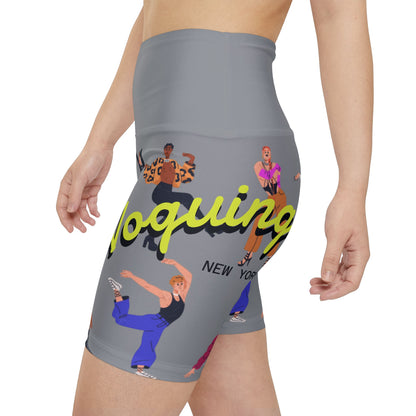 Stylish Women's Workout Shorts - Funky Dance Vibe, Activewear for Fitness, Gym, Dance Classes, Summer, Festivals, Casual Wear