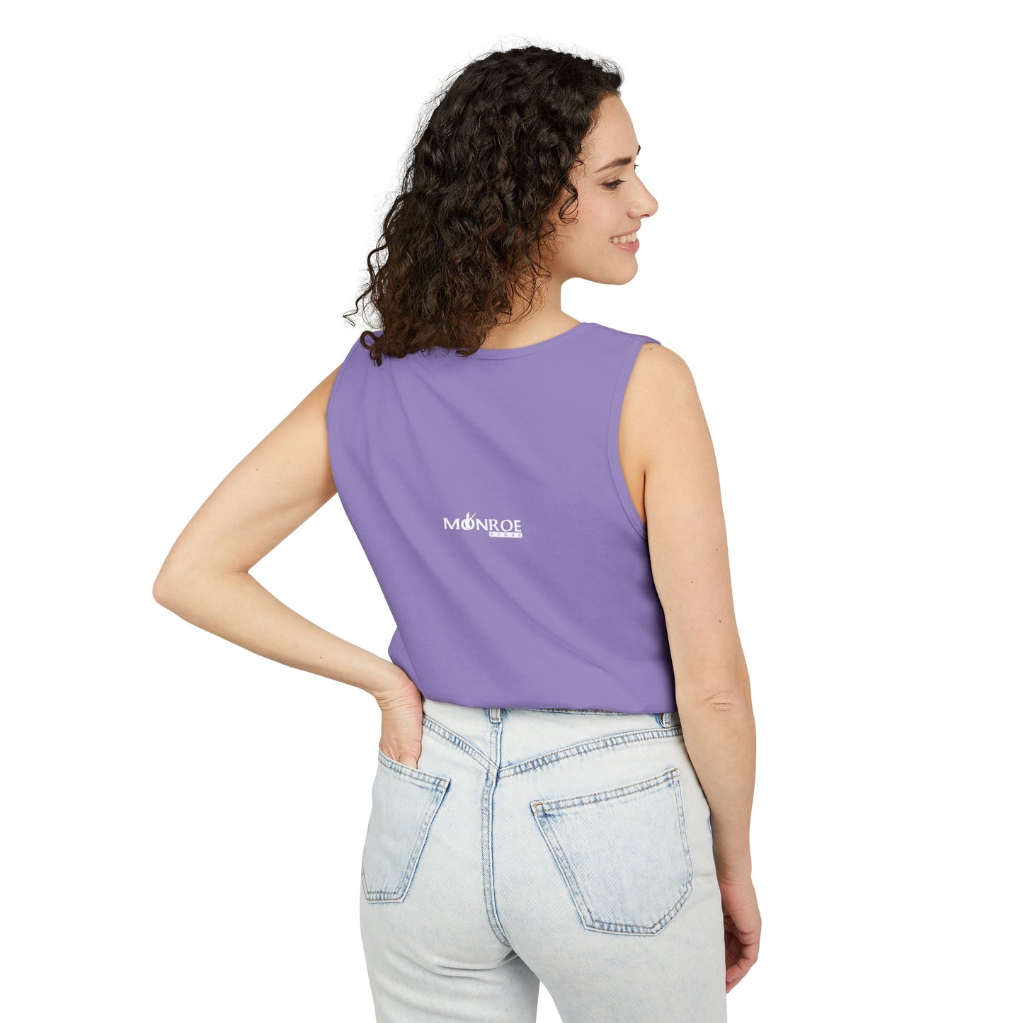 Empowering Girl Power Tank Top - Unisex Garment-Dyed Tee, Summer Vibes, Workout Shirt, Casual Fashion, Gift for Her