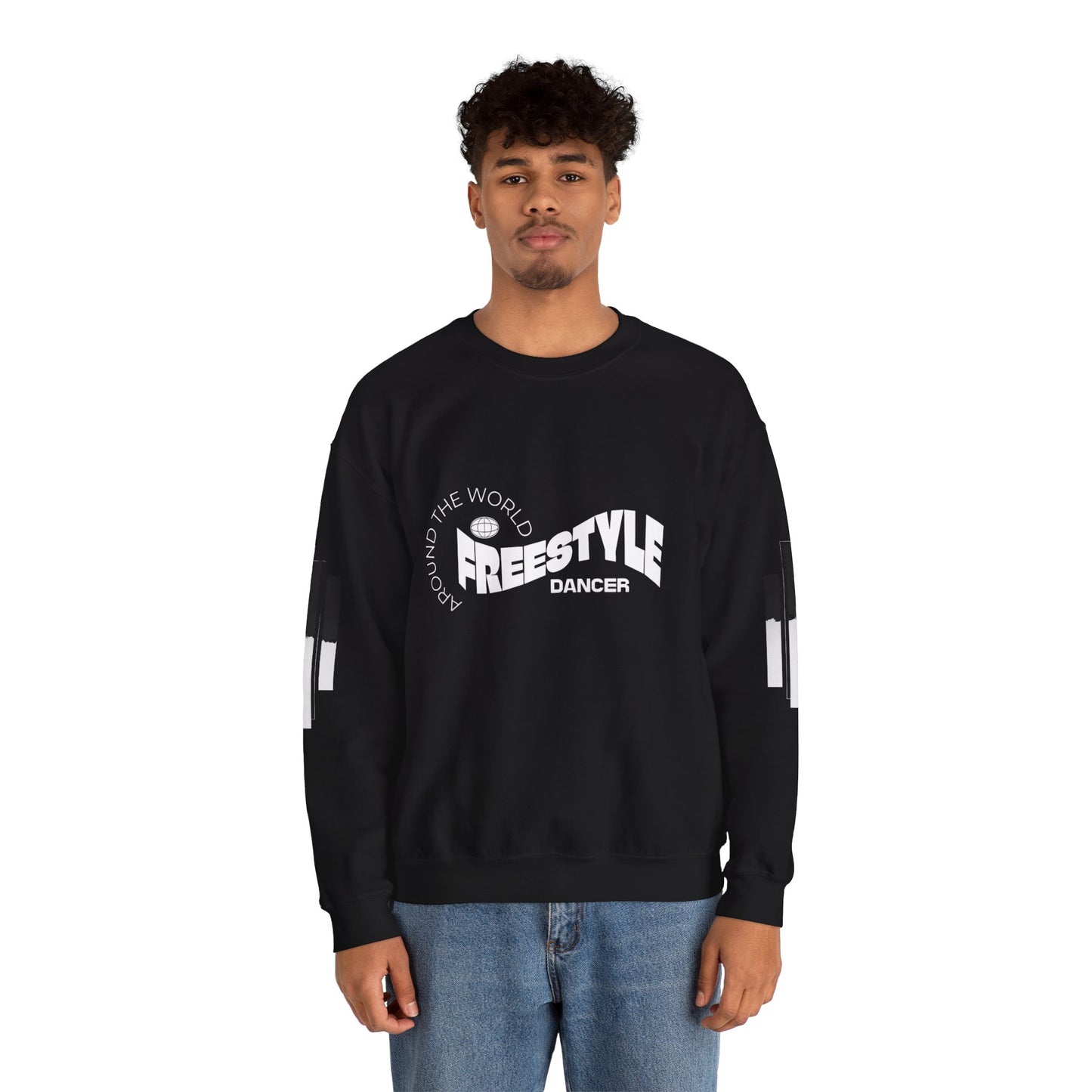 Freestyle Dancer Crewneck Sweatshirt | Unisex Heavy Blend | Streetwear, Dance Apparel, Gift for Dancers, Casual Wear, Hip Hop