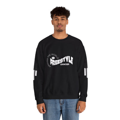 Freestyle Dancer Crewneck Sweatshirt | Unisex Heavy Blend | Streetwear, Dance Apparel, Gift for Dancers, Casual Wear, Hip Hop