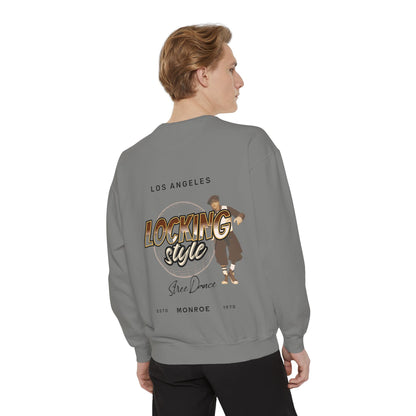 Trendy Locking Dance Sweatshirt | Garment-Dyed Crewneck for Dancers