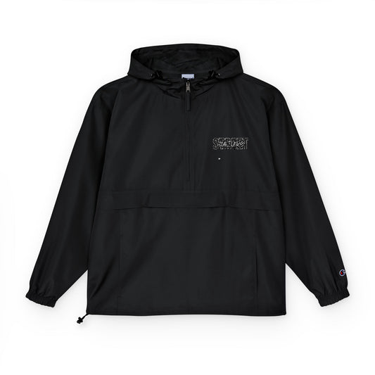 Champion Packable Anorak Jacket, Lightweight Rain Jacket, Unisex Windbreaker, Stylish Outdoor Wear, Trendy Jacket for Men and Women