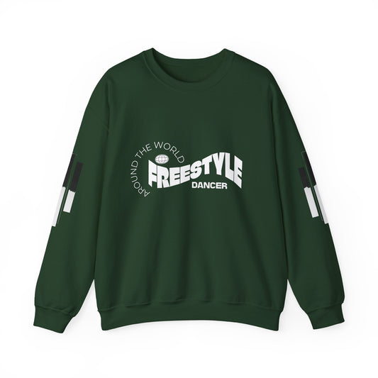 Freestyle Dancer Crewneck Sweatshirt | Unisex Heavy Blend | Streetwear, Dance Apparel, Gift for Dancers, Casual Wear, Hip Hop