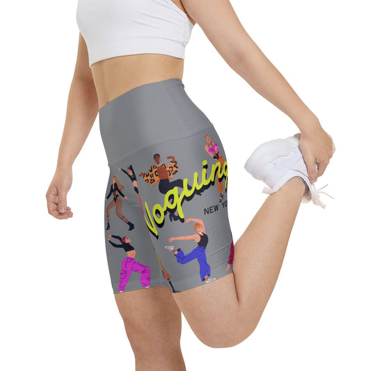 Stylish Women's Workout Shorts - Funky Dance Vibe, Activewear for Fitness, Gym, Dance Classes, Summer, Festivals, Casual Wear