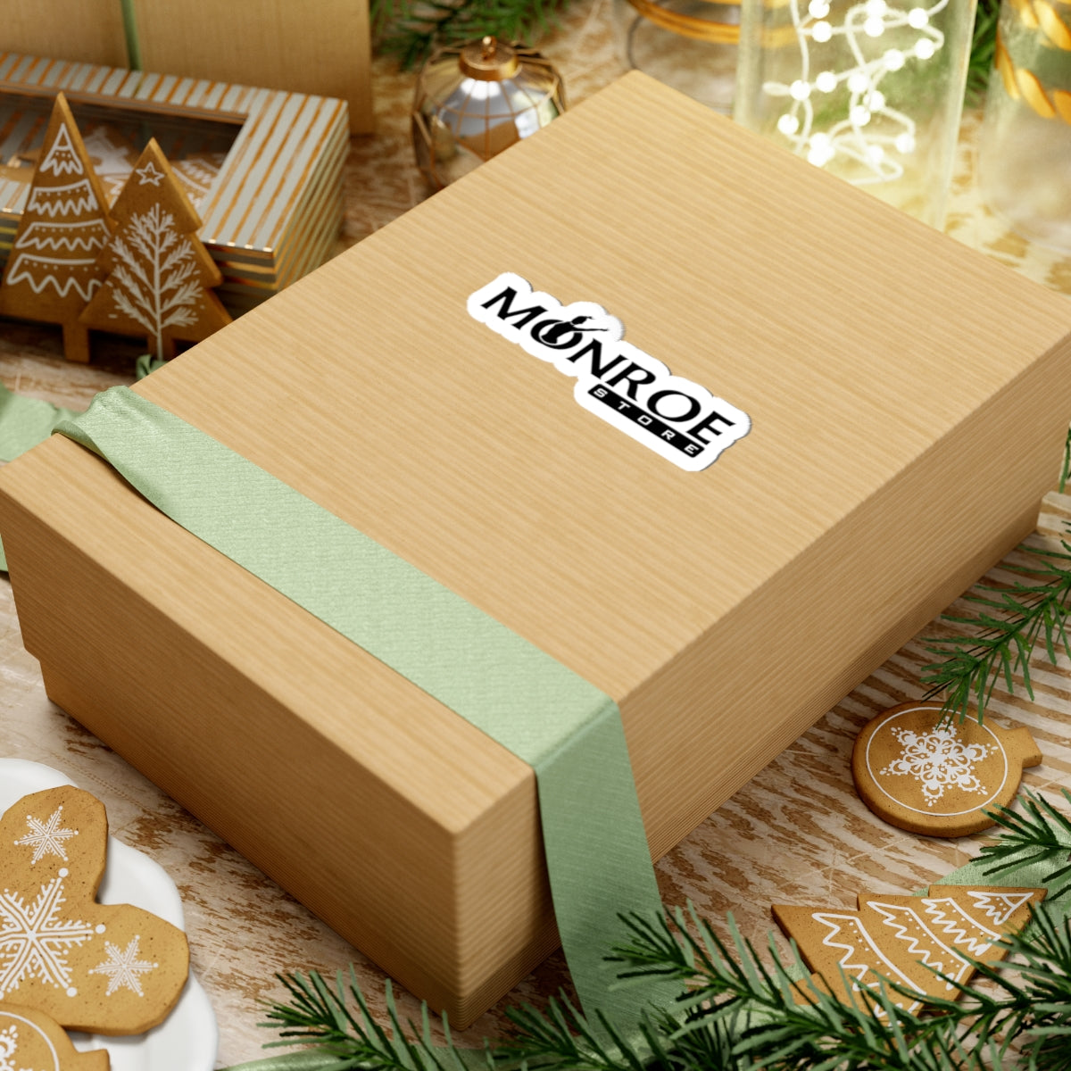 PERSONALIZE YOUR Stickers LOGO MONROE STORE  - Perfect for Journals, Laptops, Gifts, and More