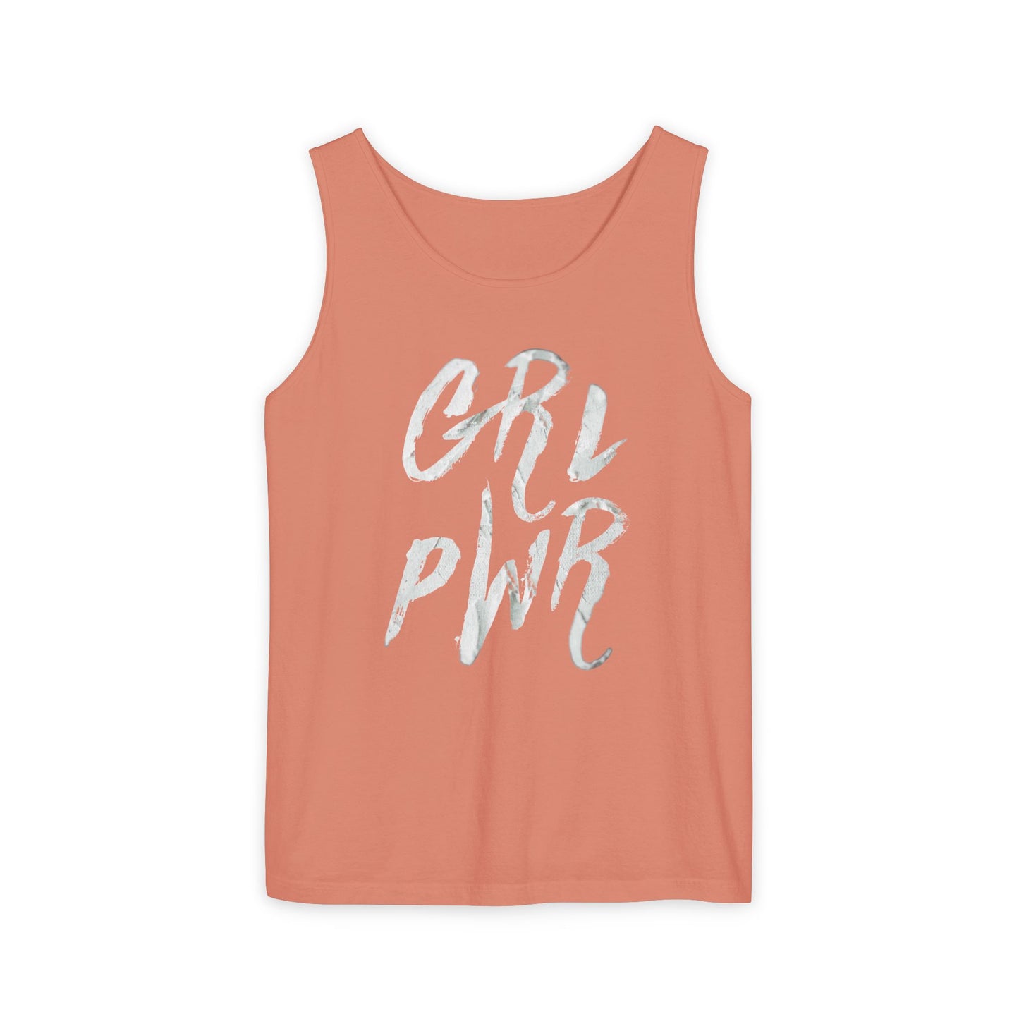Empowering Girl Power Tank Top - Unisex Garment-Dyed Tee, Summer Vibes, Workout Shirt, Casual Fashion, Gift for Her