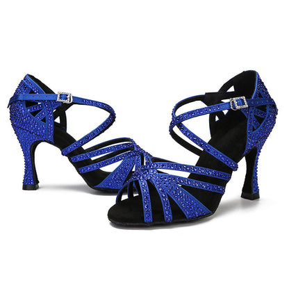 Women's Diamond High Heels And Soft Soled Dance Shoes - Mi tienda