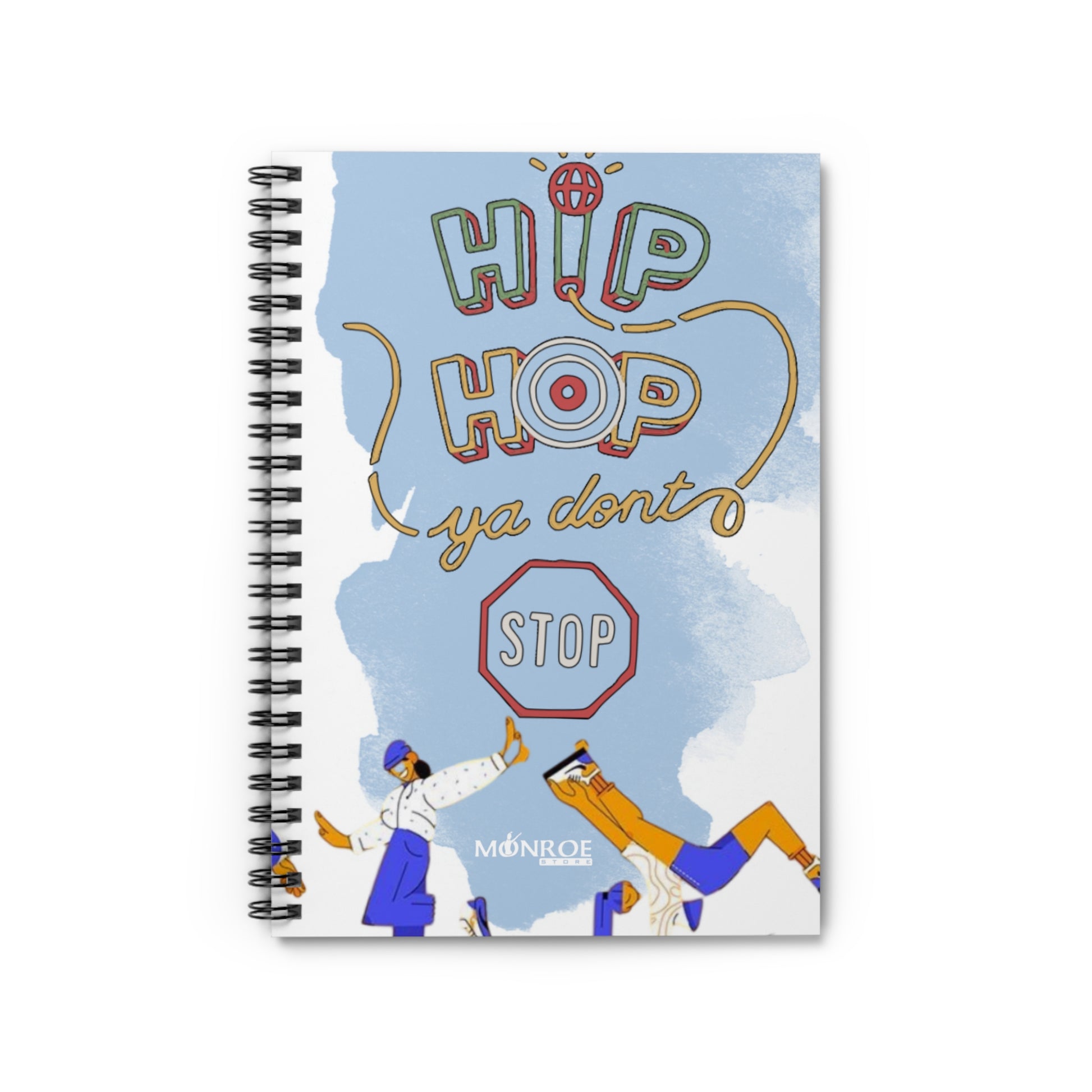 Hip Hop Themed Spiral Notebook - Perfect for Music Lovers & Creatives - Mi tienda