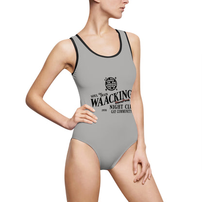 Swimsuit, Retro Dance Inspired One-Piece for Women, Waacking Body Training, Vintage Swimwear, Beach Dancewear, Retro Swimsuit for Women - Mi tienda