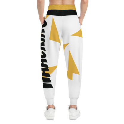 Athletic Joggers with Bold Design, Trendy Joggers, Sportswear for Active Lifestyle, Gift for Fitness Lovers, Cozy Comfy Pants