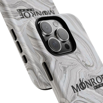 Stylish Tough Magnetic Phone Case - Marble Design - Mi tienda