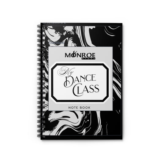 Elegant Dance Class Spiral Notebook - Ruled Lines for Students & Enthusiasts - Mi tienda