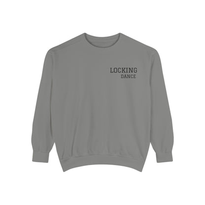 Trendy Locking Dance Sweatshirt | Garment-Dyed Crewneck for Dancers