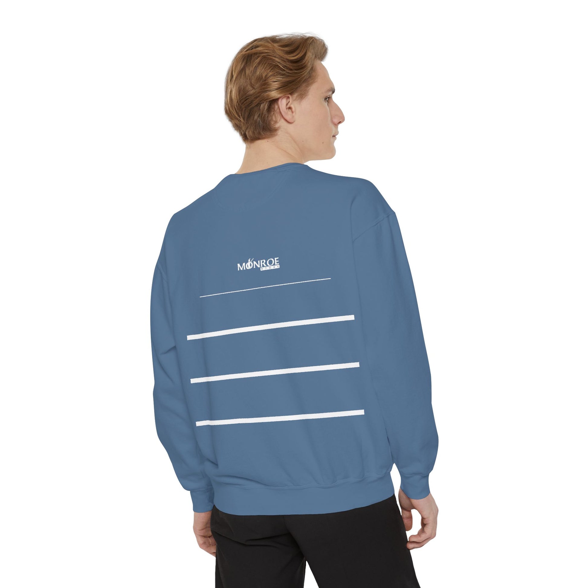 Transforming Energy Sweatshirt, Unisex Garment-Dyed Sweatshirt for Movement, Motivational Gift, Gym Apparel, Cozy Layering - Mi tienda