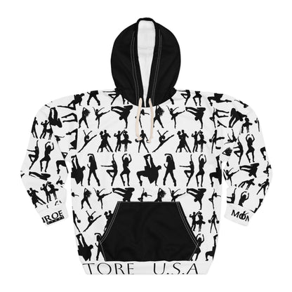 Dance Silhouette Unisex Pullover Hoodie - Stylish and Energetic - Mi tienda
