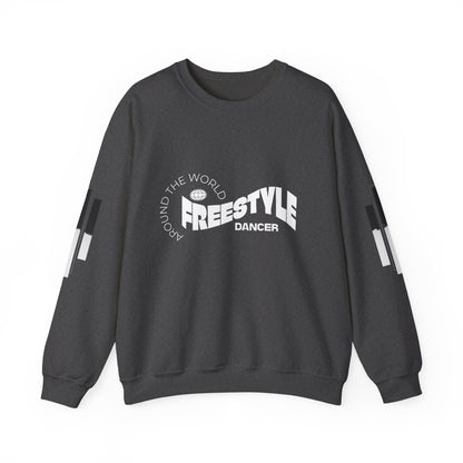 Freestyle Dancer Crewneck Sweatshirt | Unisex Heavy Blend | Streetwear, Dance Apparel, Gift for Dancers, Casual Wear, Hip Hop