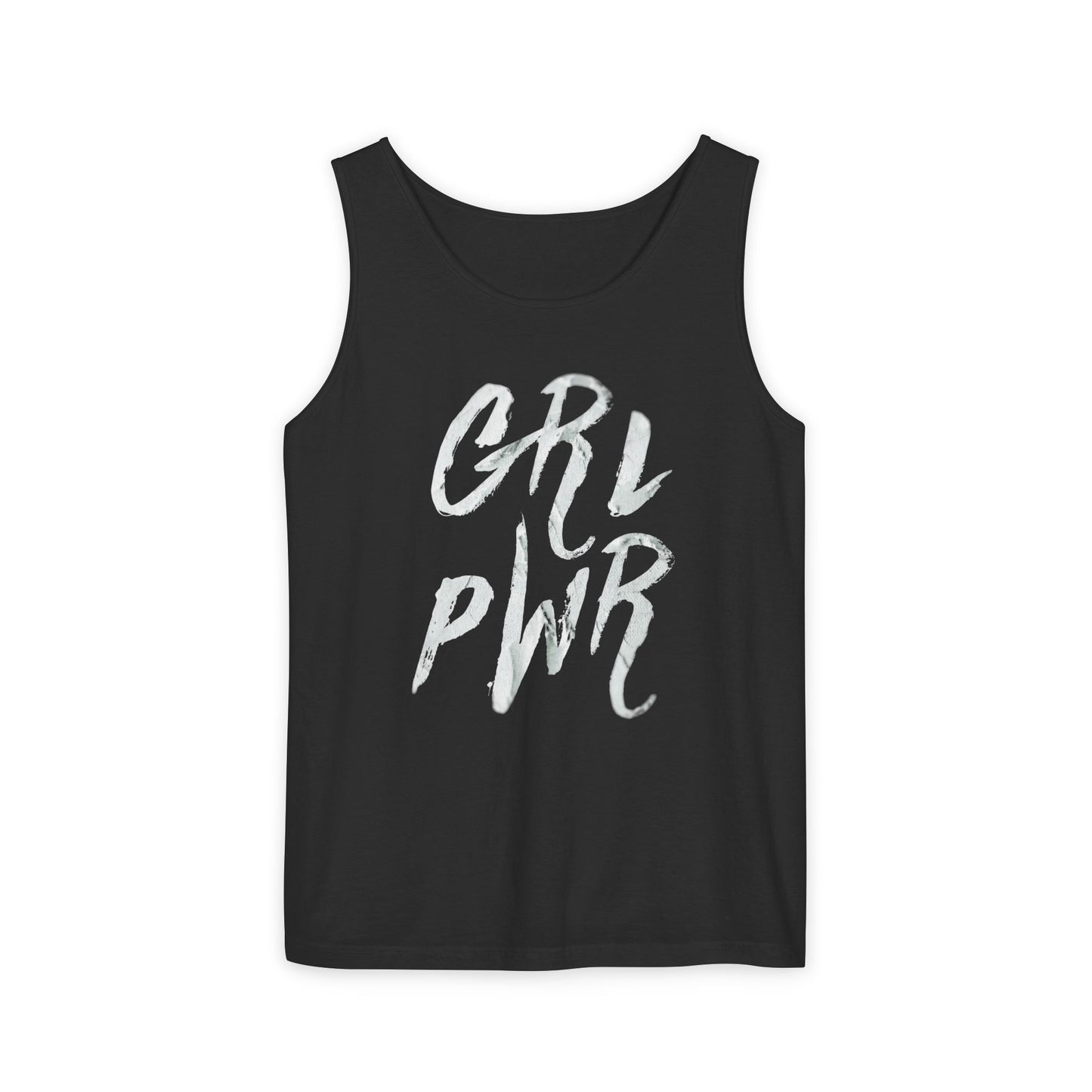 Empowering Girl Power Tank Top - Unisex Garment-Dyed Tee, Summer Vibes, Workout Shirt, Casual Fashion, Gift for Her