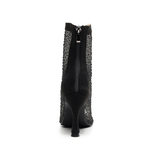 Black Hollow Summer Latin Dance High Heels - Mi tienda