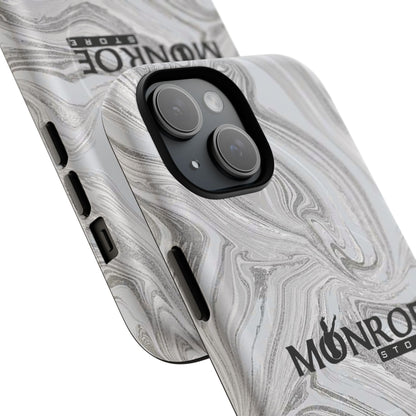 Stylish Tough Magnetic Phone Case - Marble Design - Mi tienda