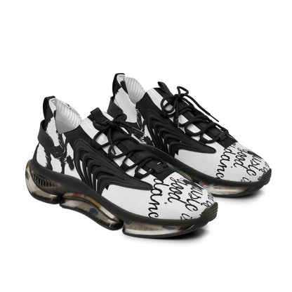 Men's Mesh Sneakers with Inspirational Design, Breathable Athletic Footwear - Mi tienda