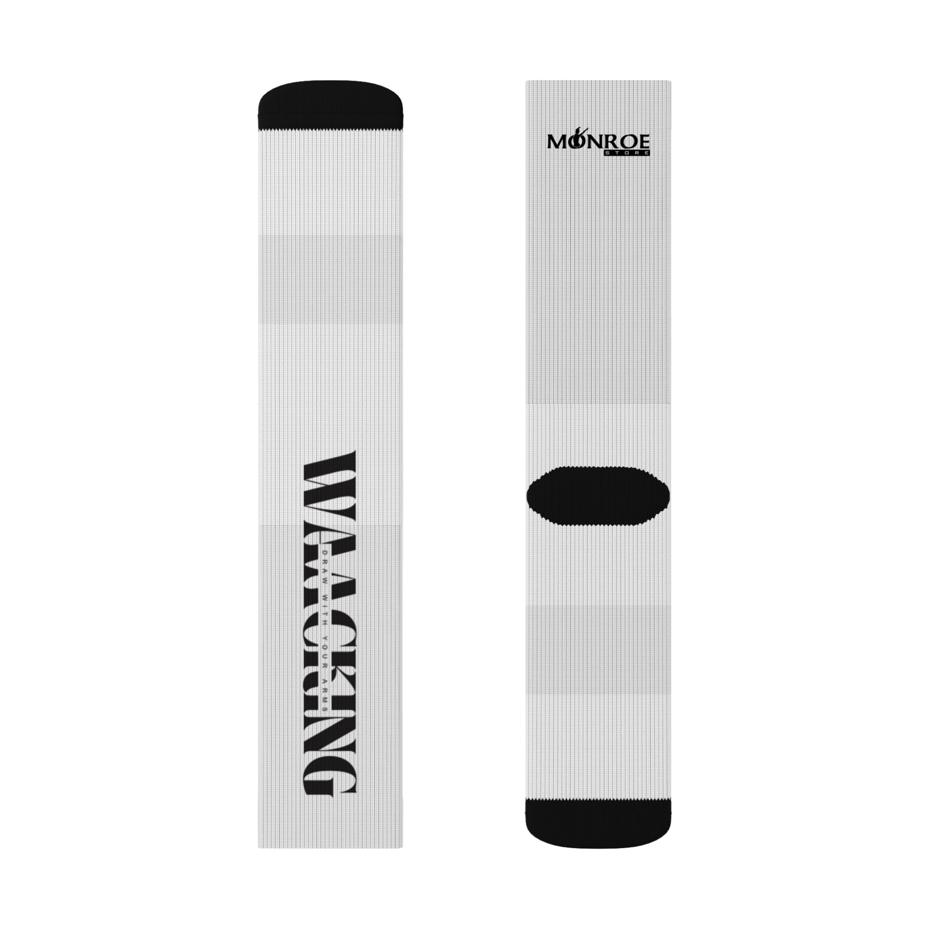 Motivational Sublimation Socks Waacking design - Fitness & Everyday Wear - Mi tienda