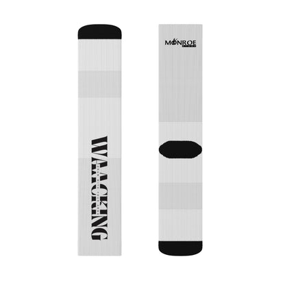 Motivational Sublimation Socks Waacking design - Fitness & Everyday Wear - Mi tienda