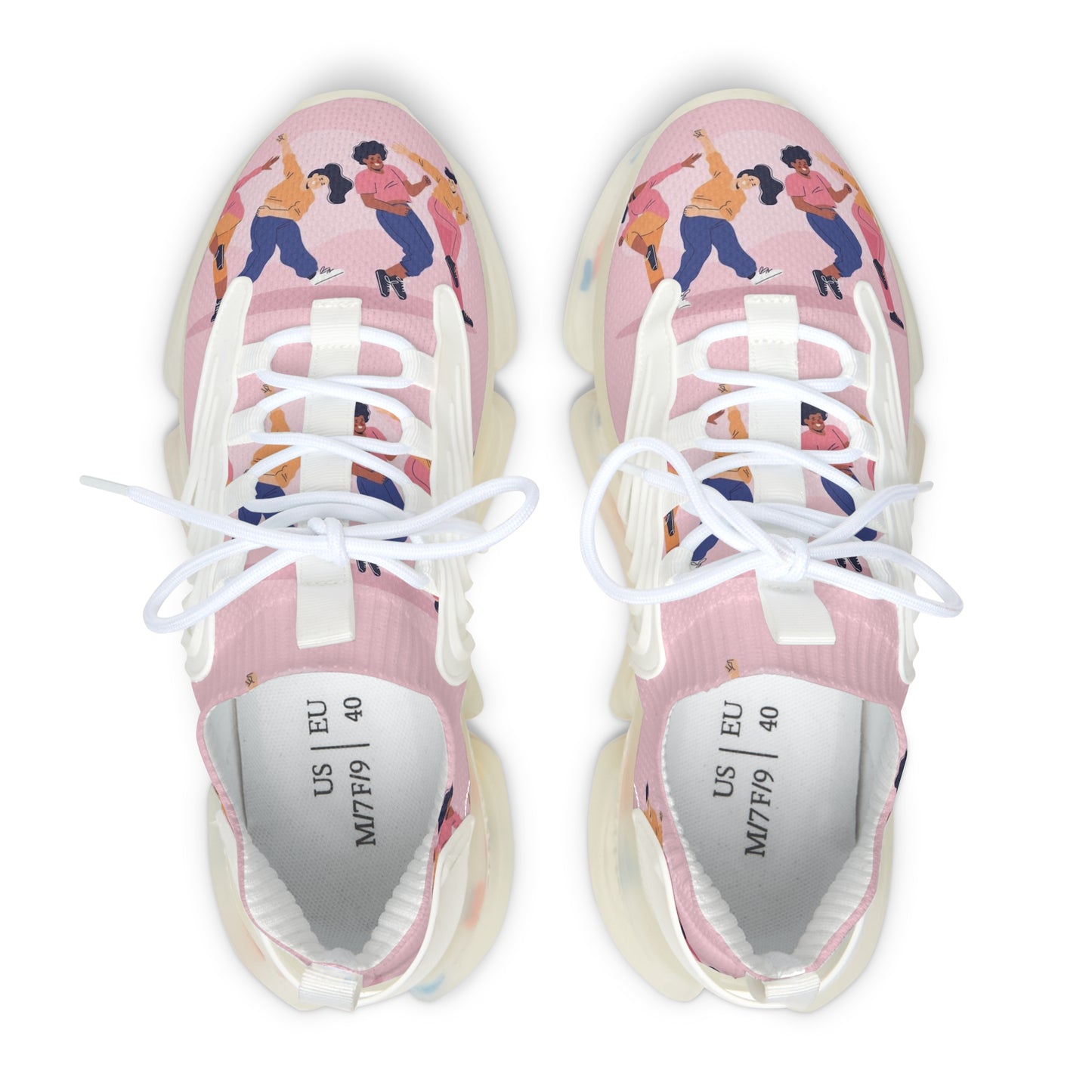 Women's Sneakers - Fun and Colorful Dance Design for Active Lifestyle - Mi tienda