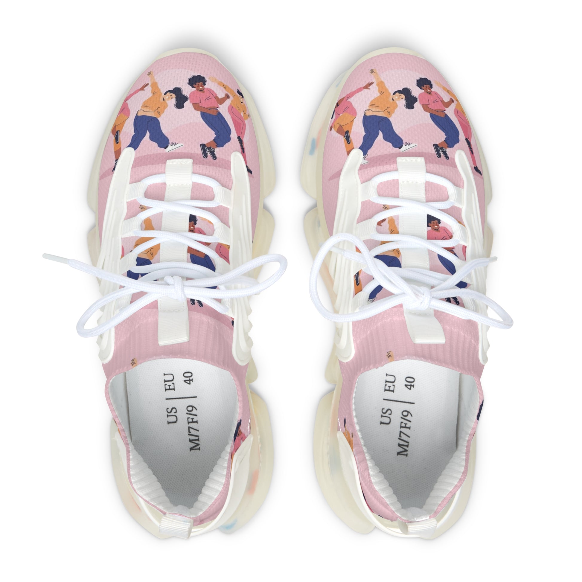 Women's Sneakers - Fun and Colorful Dance Design for Active Lifestyle - Mi tienda