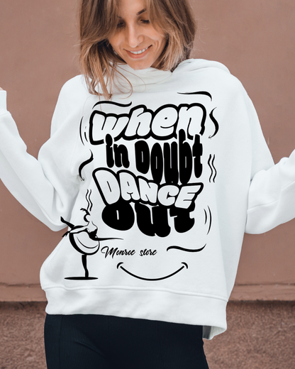 Dance Motivation Hoodie, Dance Lover Sweatshirt, Gym Workout Apparel, Fitness Hooded Jumper, Active Lifestyle Clothing
