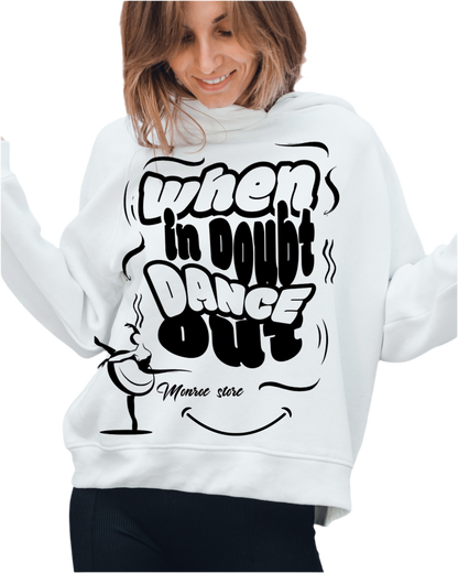 Dance Motivation Hoodie, Dance Lover Sweatshirt, Gym Workout Apparel, Fitness Hooded Jumper, Active Lifestyle Clothing