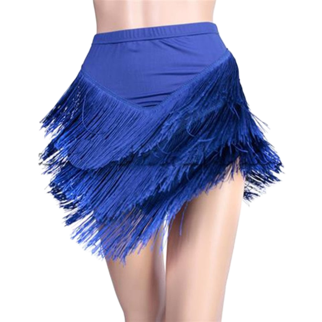 Adult Fringed Short Skirt Square Dance Dress