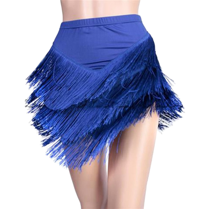 Adult Fringed Short Skirt Square Dance Dress