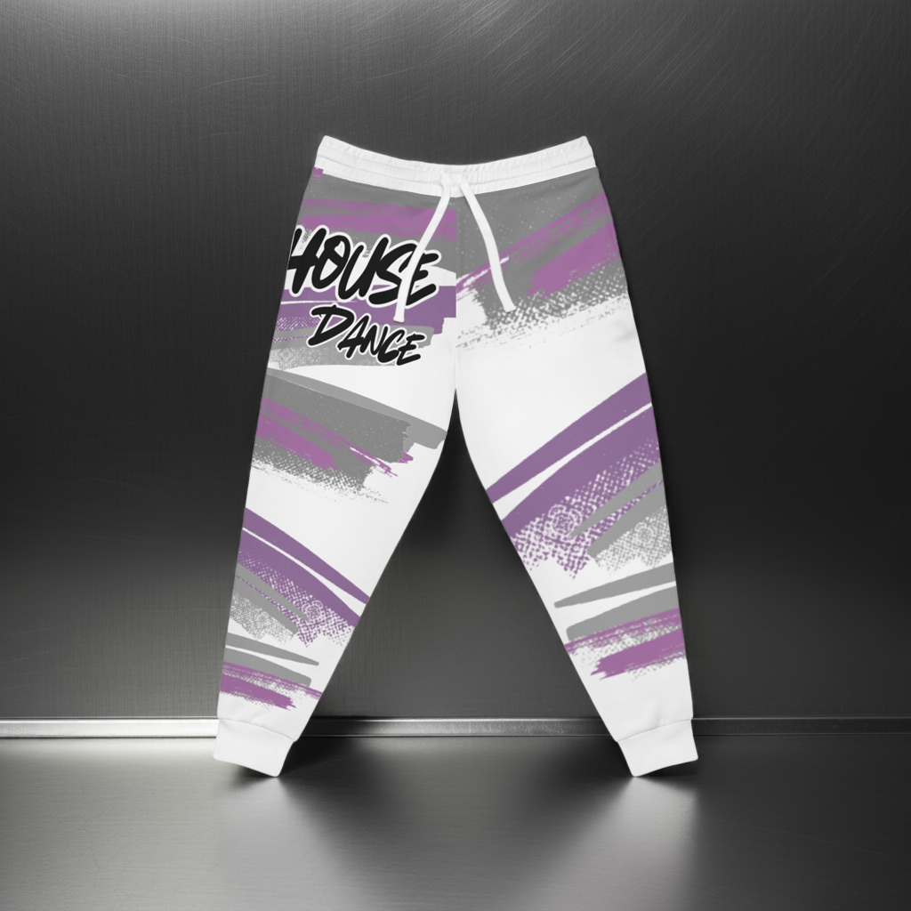 House Dance Joggers, Dancewear, FitPantsness , AOP Joggers, Comfortable Activewear, Gift for Dancers - Mi tienda