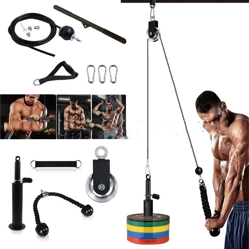Fitness Equipment Pulley Suit Household - Mi tienda