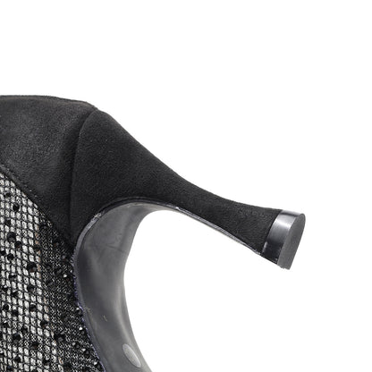 Black Hollow Summer Latin Dance High Heels - Mi tienda