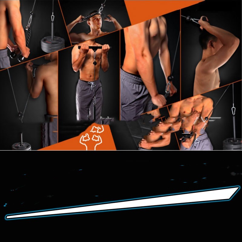Fitness Equipment Pulley Suit Household - Mi tienda
