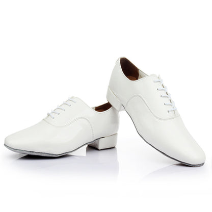 Men's Modern Dancing Shoes Leather Soft Bottom Men's Dance Shoe Latin Dance Shoes Dance Shoe Men's National Standard Square Friendship Dancing - Mi tienda