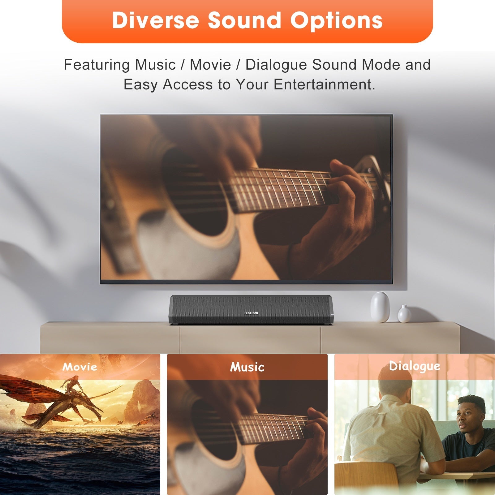 Small Wholesale Echo Wall Soundbar Bar TV Speaker Wireless Home Theater 40W High Power Sound Heater - Mi tienda