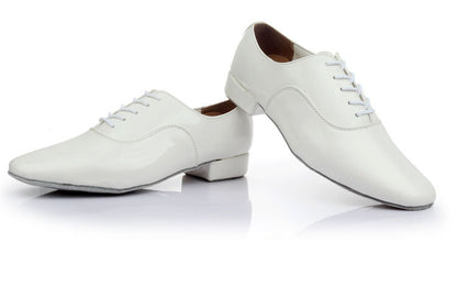 Men's Modern Dancing Shoes Leather Soft Bottom Men's Dance Shoe Latin Dance Shoes Dance Shoe Men's National Standard Square Friendship Dancing - Mi tienda
