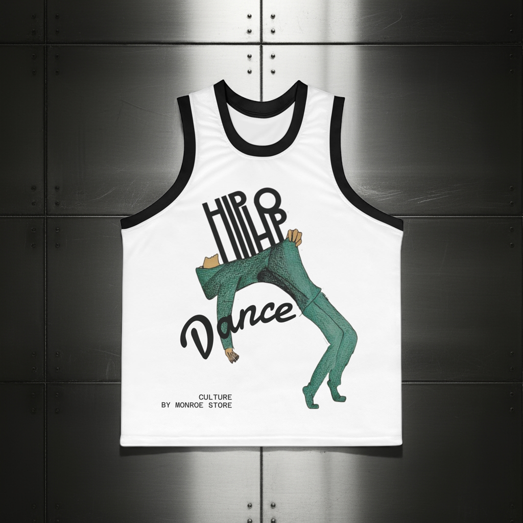 Hip Hop Dance Unisex Basketball Jersey, Sportswear, Streetwear, Dance Gifts, Urban Apparel, Hip Hop Fashion, Summer Attire - Mi tienda